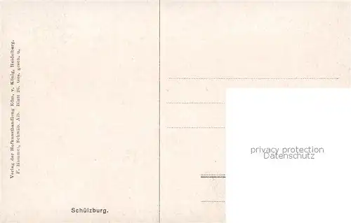 AK / Ansichtskarte 73821035 Schuelzburg_Hayingen_Reutlingen Schloss Motiv Kuenstlerkarte 