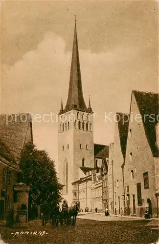 AK / Ansichtskarte  Reval_Tallinn_Estonia St Olaikirche 