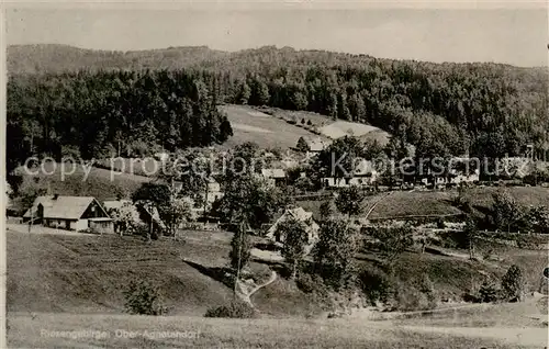 AK / Ansichtskarte  Ober-Agnetendorf_ Jagniatkow_Jelenia_Gora_Riesengebirge_PL Panorama 