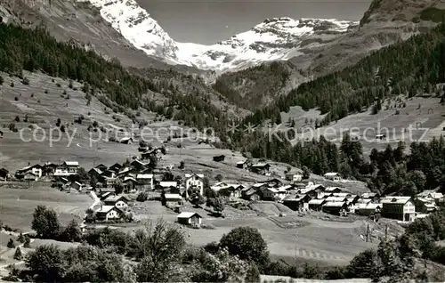 AK / Ansichtskarte Leukerbad_Loueche les Bains_VS mit Gitzifurgge und Ferdenrothorn 