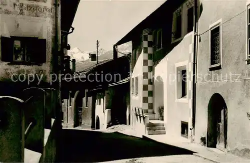 AK / Ansichtskarte Samedan Dorfpartie Samedan