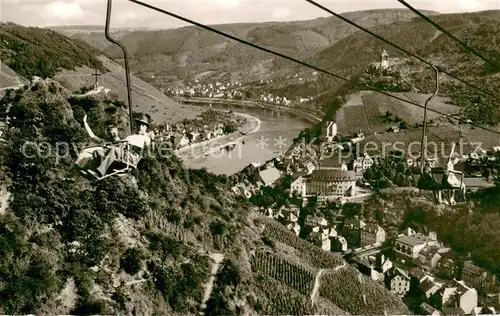 AK / Ansichtskarte  Sessellift_Chairlift_Telesiege Union Hotel Schwarz KG Cochem Mosel 