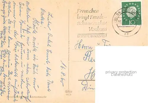 AK / Ansichtskarte  Braunschweig Altstadtmarkt Braunschweig