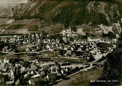 AK / Ansichtskarte  Bad_Muenster_Stein_Ebernburg Fliegeraufnahme Bad_Muenster