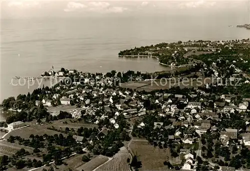 AK / Ansichtskarte  Wasserburg_Bodensee Fliegeraufnahme Wasserburg Bodensee