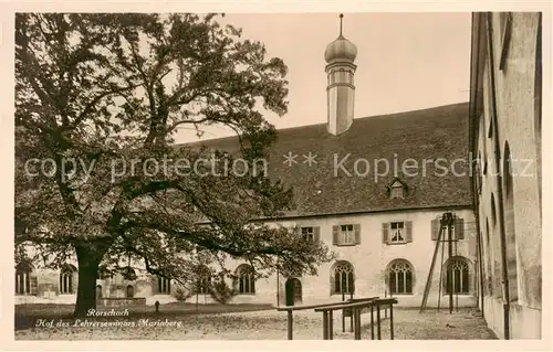 AK / Ansichtskarte Rorschach_Bodensee_SG Hof des Lehrerseminars Marienberg 