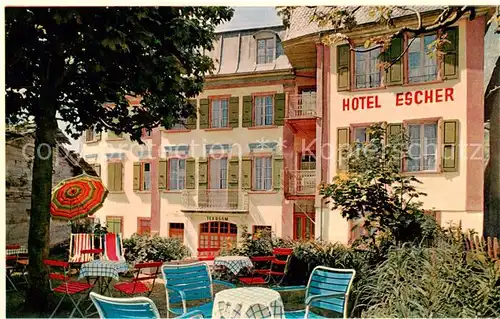 AK / Ansichtskarte Leukerbad_Loueche les Bains_VS Hotel Escher 