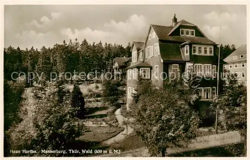 AK / Ansichtskarte  Masserberg Haus Hertha Masserberg