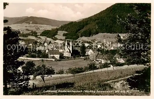 AK / Ansichtskarte 73821215 Klosterreichenbach Panorama mit Hotel Pension Sonne Post Klosterreichenbach