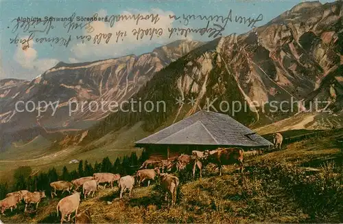 AK / Ansichtskarte Soerenberg_LU Alphuette Schwand Soerenberg LU