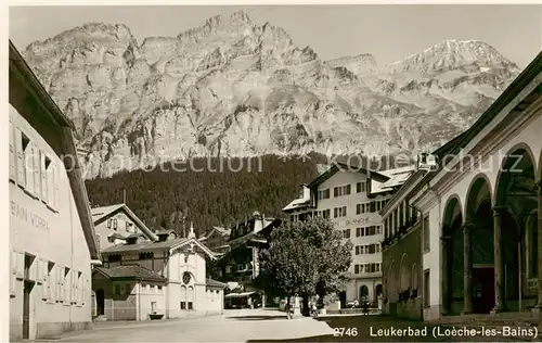 AK / Ansichtskarte Leukerbad_Loueche les Bains_VS Vue partielle 