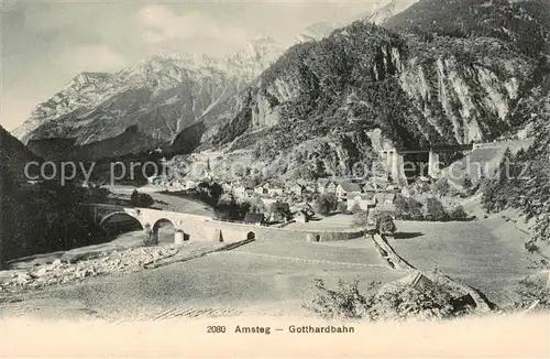 AK / Ansichtskarte Amsteg Gotthardbahn Amsteg