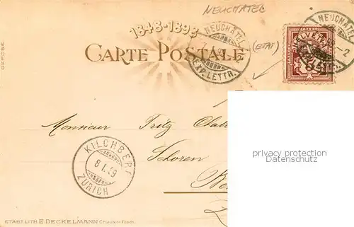 AK / Ansichtskarte Neuchatel_NE Colonne Republicaine des Montagnes Passage de la Vue des Alpes le 1er Mars 1848 Neuchatel NE