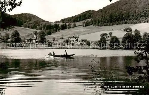AK / Ansichtskarte Lucelle_Delemont_JU et son petit lac 