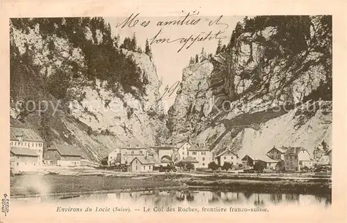 AK / Ansichtskarte Le_Locle_NE Le Col des Roches frontiere franco suisse 