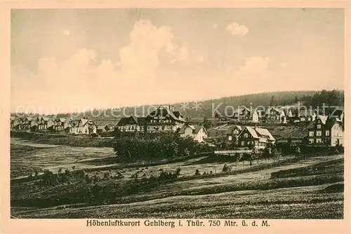 AK / Ansichtskarte  Gehlberg Panorama Gehlberg