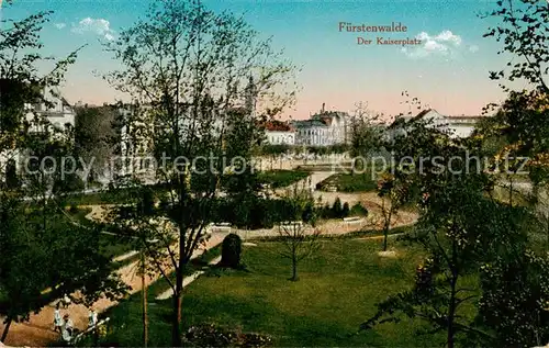 AK / Ansichtskarte  Fuerstenwalde_Spree Der Kaiserplatz Fuerstenwalde_Spree