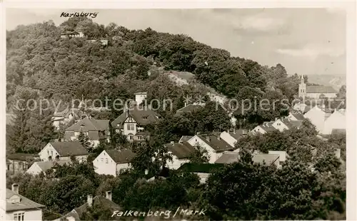 AK / Ansichtskarte  Falkenberg_Mark Panorama mit Karlsberg Falkenberg Mark