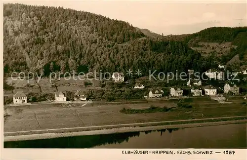 AK / Ansichtskarte  Krippen_Bad_Schandau Elbhaeuser Saechs Schweiz Krippen_Bad_Schandau