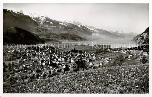 AK / Ansichtskarte Walenstadt_Wallenstadt_SG Panorama 