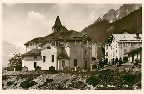 AK / Ansichtskarte Villa_Bedretto_TI Kirche 