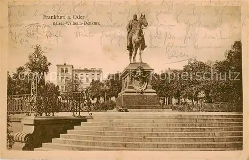 AK / Ansichtskarte  Frankfurt_Oder Kaiser Wilhelm Denkmal Frankfurt Oder