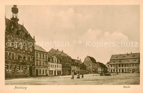 AK / Ansichtskarte  Frohburg__Sachsen Markt 