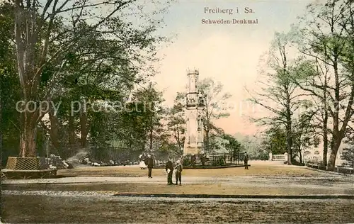 AK / Ansichtskarte  Freiberg__Sachsen Schwedendenkmal 