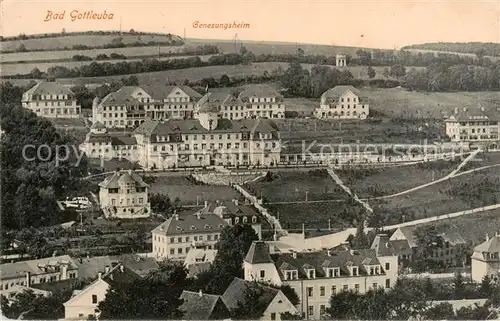 AK / Ansichtskarte 73821417 Bad_Gottleuba-Berggiesshuebel Genesungsheim Panorama Feldpost Bad