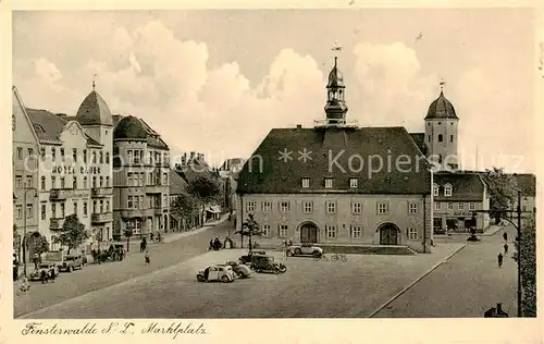 AK / Ansichtskarte  Finsterwalde Marktplatz Finsterwalde