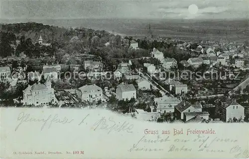 AK / Ansichtskarte  Bad_Freienwalde Panorama Bad_Freienwalde