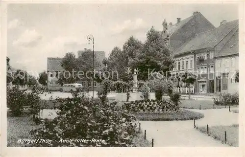 AK / Ansichtskarte  Buergel__Thueringen Adolf Hitler Platz 