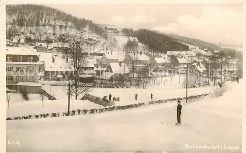 AK / Ansichtskarte  Burkhardtsdorf Panorama Burkhardtsdorf