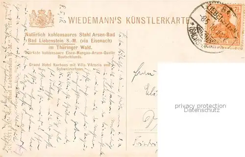 AK / Ansichtskarte 73821487 Bad_Liebenstein Grand Hotel Kurhaus Bad_Liebenstein