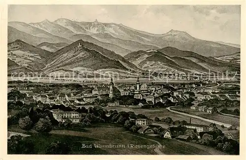 AK / Ansichtskarte  Bad_Warmbrunn_Cieplice_Slaskie-Zdroj_Jelenia-Gora Panorama 