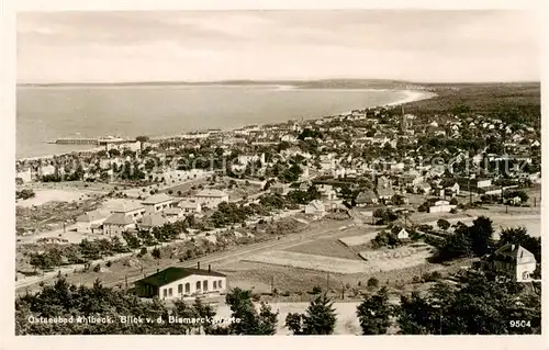 AK / Ansichtskarte  Ahlbeck_Ostseebad Blick von der Bismarck Warte Ahlbeck_Ostseebad