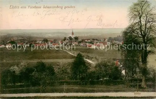 AK / Ansichtskarte  Elstra Blick vom Forsthaus Schwarzenberg Elstra