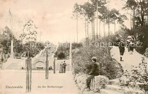 AK / Ansichtskarte  Eberswalde An der Moltketreppe Eberswalde