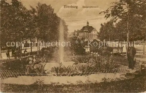 AK / Ansichtskarte  Eilenburg Suedpromenade Park Brunnen Eilenburg