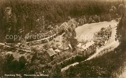 AK / Ansichtskarte  Eisenberg_Thueringen Pfarrmuehle im Muehlental Eisenberg Thueringen