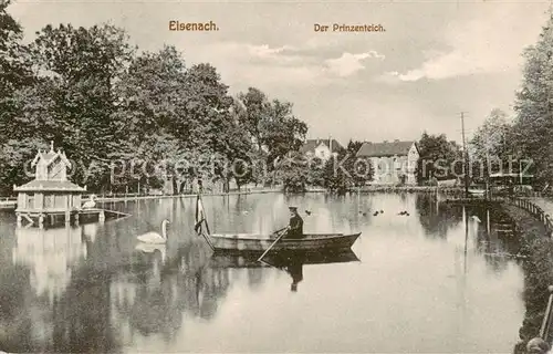 AK / Ansichtskarte 73821566 Eisenach Der Prinzenteich 