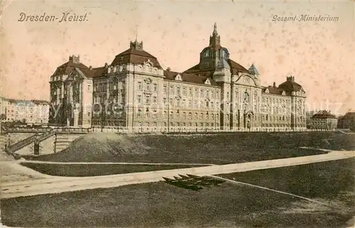 AK / Ansichtskarte  Neustadt_Dresden Gesamt Ministerium Neustadt_Dresden