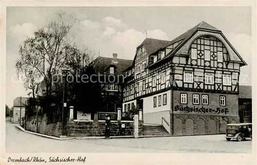 AK / Ansichtskarte  Dermbach_Thueringen_Rhoen Saechsischer Hof Dermbach_Thueringen_Rhoen