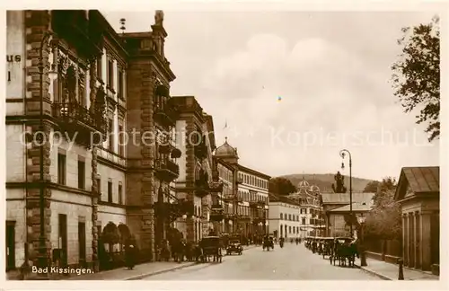 AK / Ansichtskarte  Bad_Kissingen Strassenpartie Bad_Kissingen