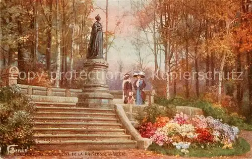 AK / Ansichtskarte  Wiltz_Luxembourg Monument de la Princesse Amelie Wiltz Luxembourg
