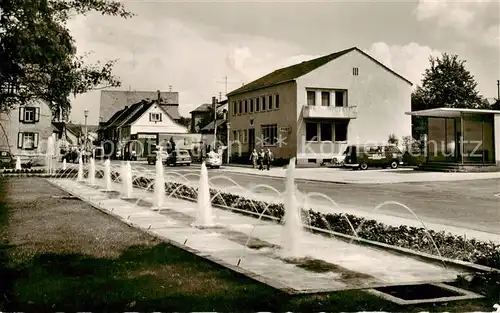 AK / Ansichtskarte  Bad_Koenig_Odenwald Wasserspiele in den Bahnhofsanlagen Bad_Koenig_Odenwald