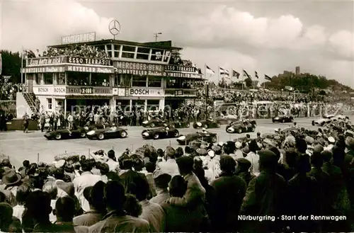 AK / Ansichtskarte  Nuerburgring Start der Rennwagen Nuerburgring