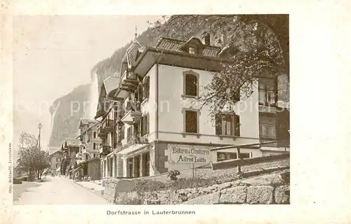 AK / Ansichtskarte  Lauterbrunnen_BE Dorfstrasse Lauterbrunnen BE