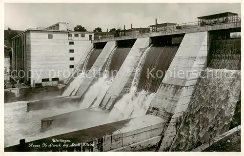 AK / Ansichtskarte 13821608 Wettingen_AG Neues Kraftwerk der Stadt Zuerich Wettingen AG