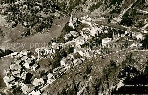 AK / Ansichtskarte  Goeschenen_Goeschenen_UR Fliegeraufnahme 